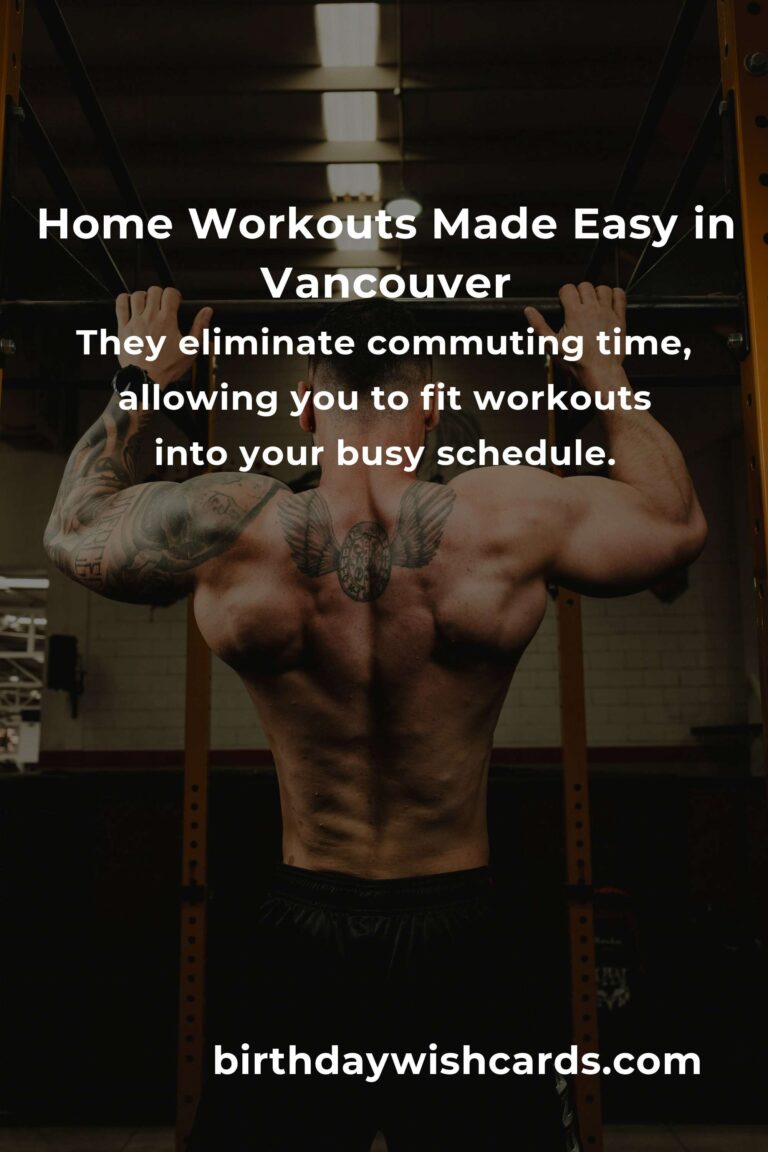 Beginner’s Guide to Home Workouts in Vancouver