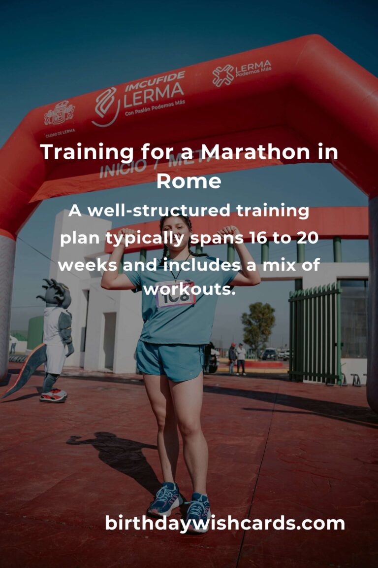 Beginner’s Guide to Marathon Training in Rome: Your Path to Success