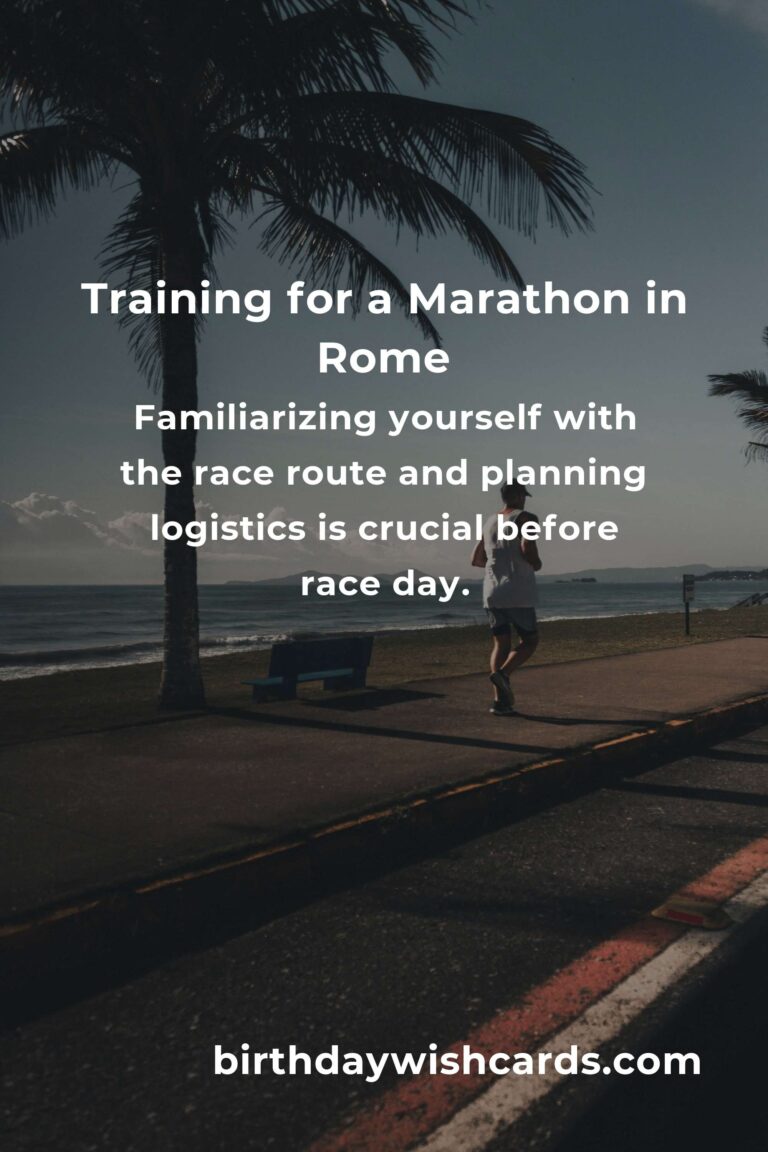 Beginner's Guide to Marathon Training in Rome: Your Path to Success