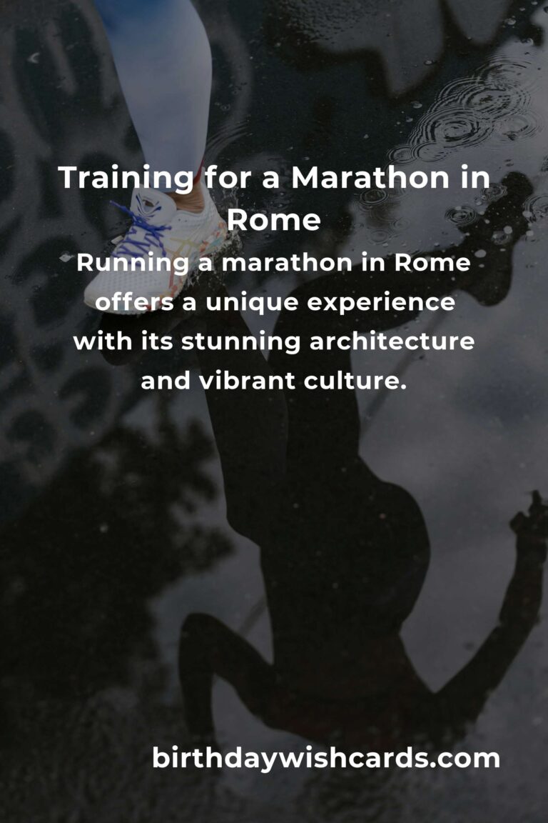 Beginner's Guide to Marathon Training in Rome: Your Path to Success