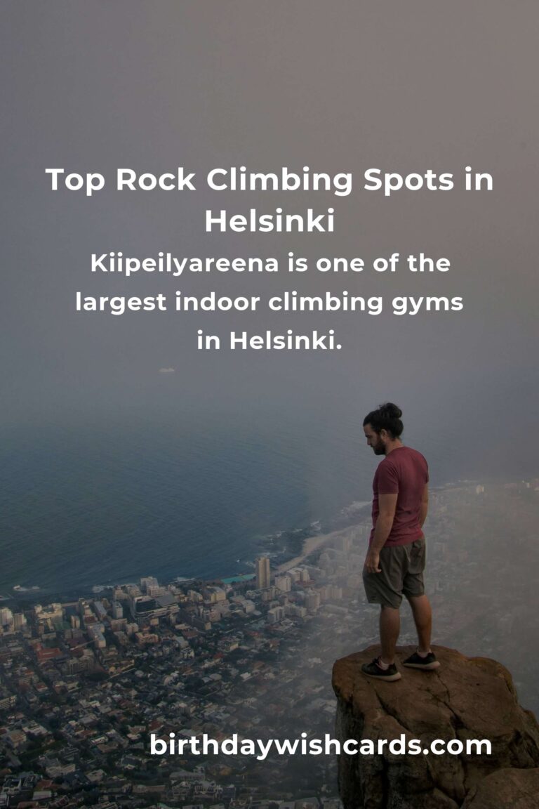 Beginner’s Guide to Rock Climbing in Helsinki: Top Spots and Tips