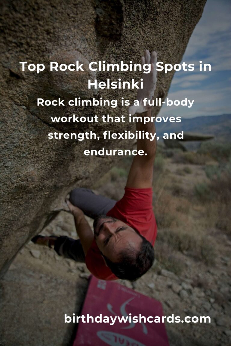 Beginner's Guide to Rock Climbing in Helsinki: Top Spots and Tips