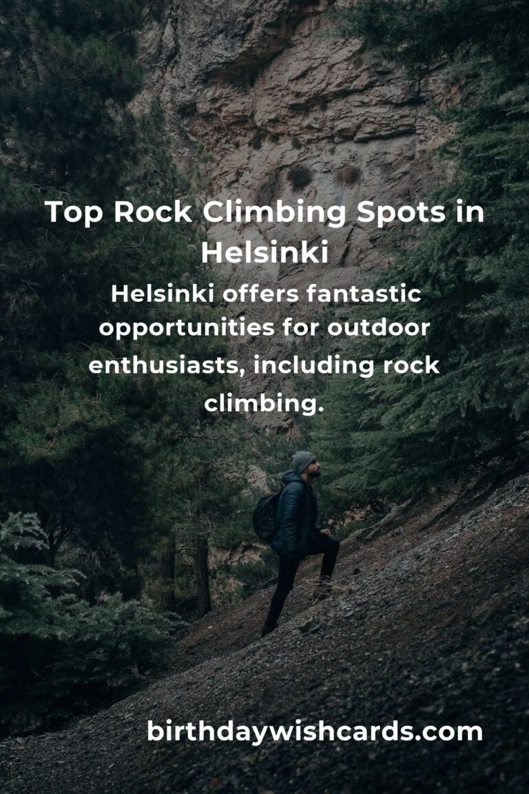 Beginner's Guide to Rock Climbing in Helsinki: Top Spots and Tips