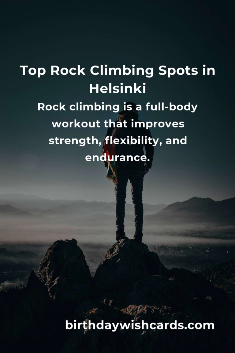 Beginner's Guide to Rock Climbing in Helsinki: Top Spots and Tips