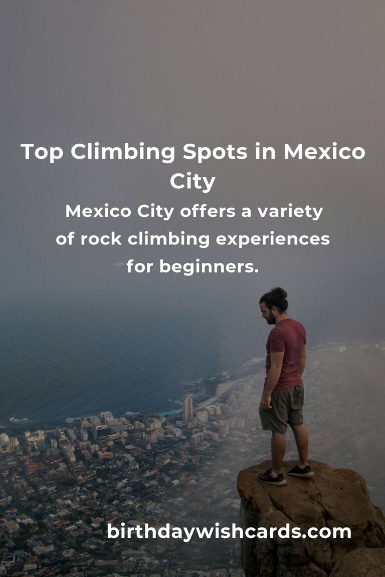 Beginner’s Guide to Rock Climbing in Mexico City: Top Spots and Tips