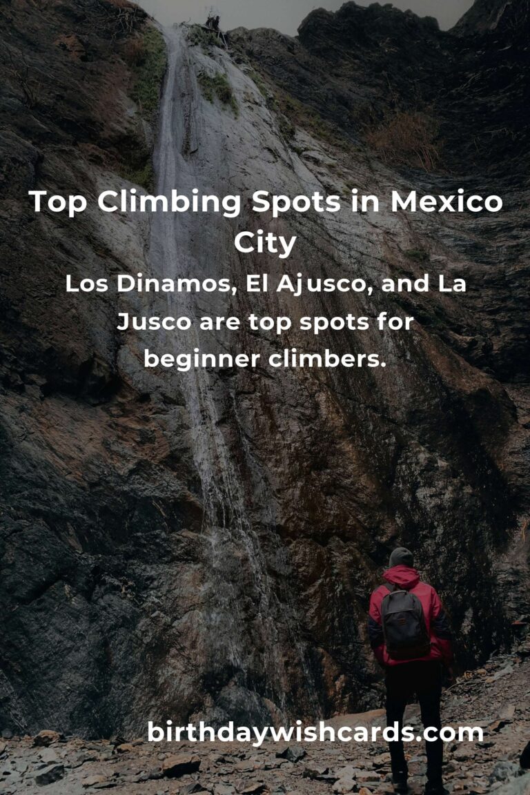 Beginner's Guide to Rock Climbing in Mexico City: Top Spots and Tips