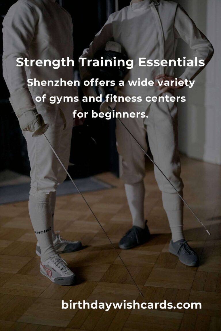 Beginner’s Guide to Strength Training in Shenzhen