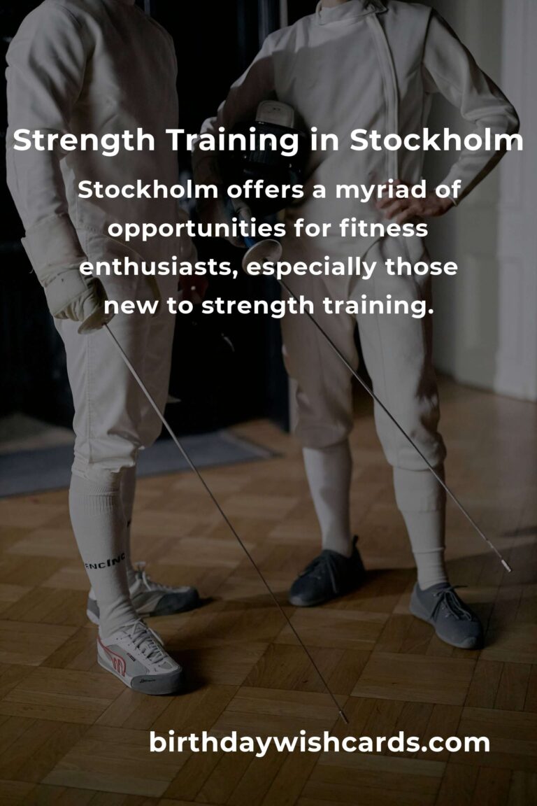 Beginner's Guide to Strength Training in Stockholm