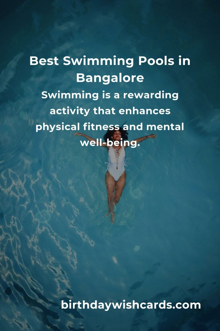 Beginner's Guide to Swimming in Bangalore: Dive into the Best Pools and Tips