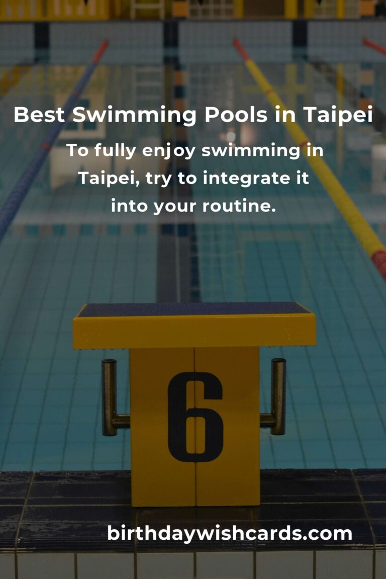 Beginner’s Guide to Swimming in Taipei: Dive into the Best Pools and Tips