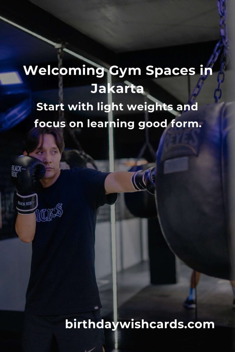 Beginner’s Guide to Weight Training in Jakarta: Start Strong, Feel Amazing!