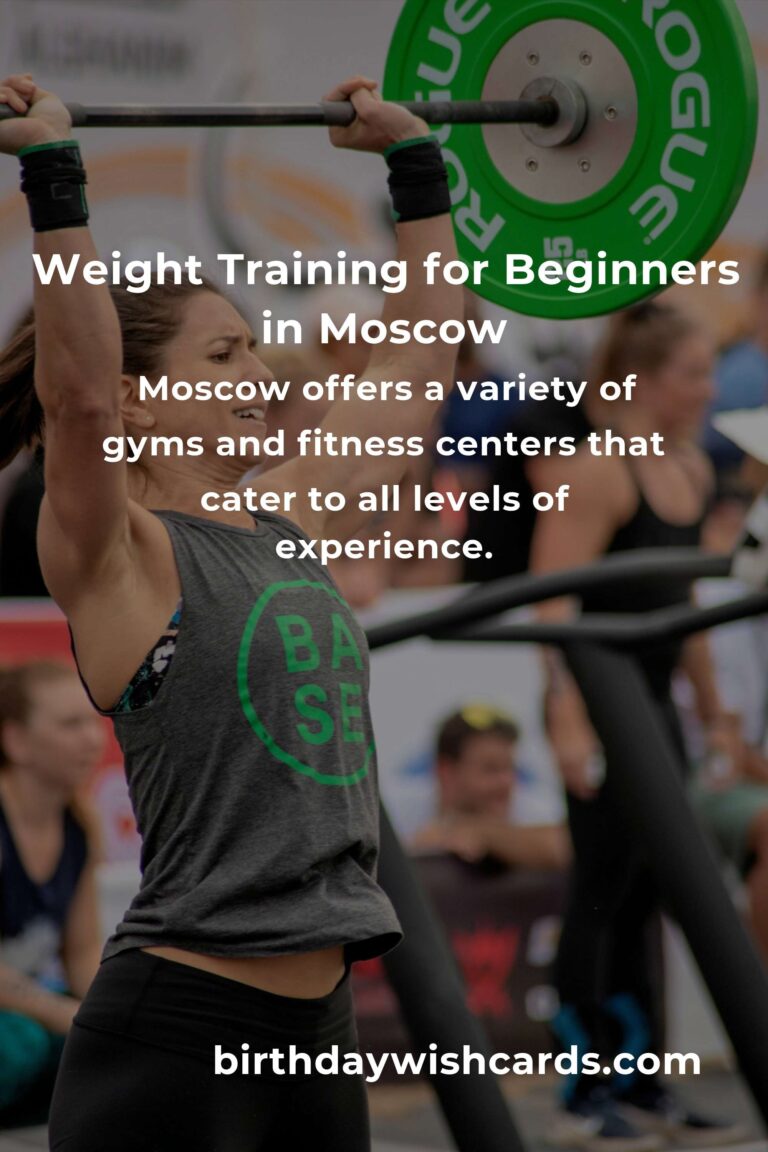 Beginner's Guide to Weight Training in Moscow: Start Your Fitness Journey