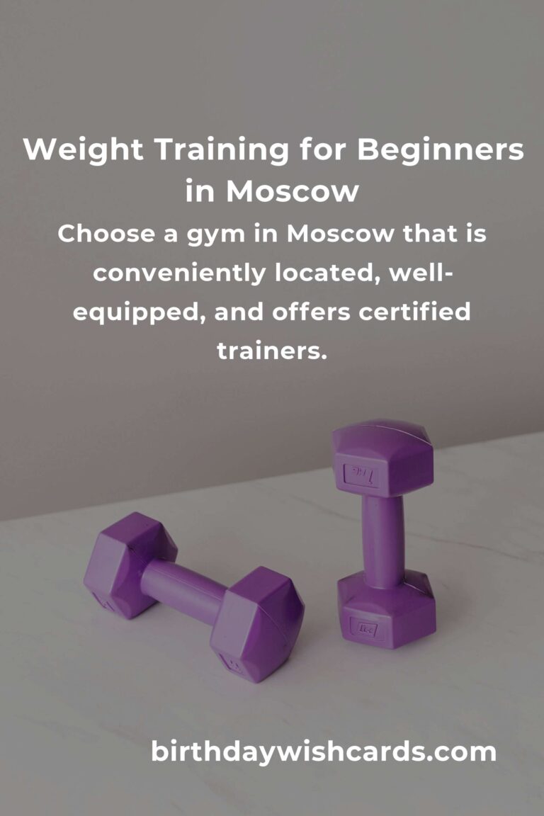 Beginner's Guide to Weight Training in Moscow: Start Your Fitness Journey