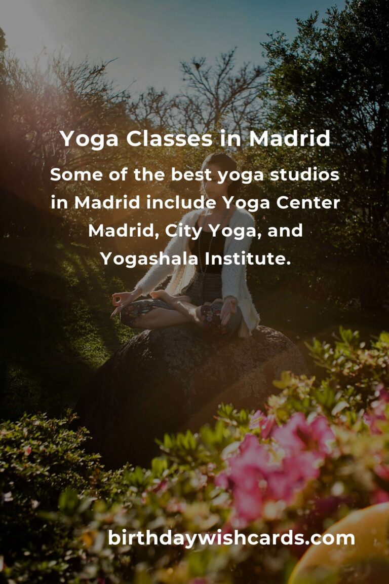 Beginner’s Guide to Yoga in Madrid: Discover Peace and Flexibility