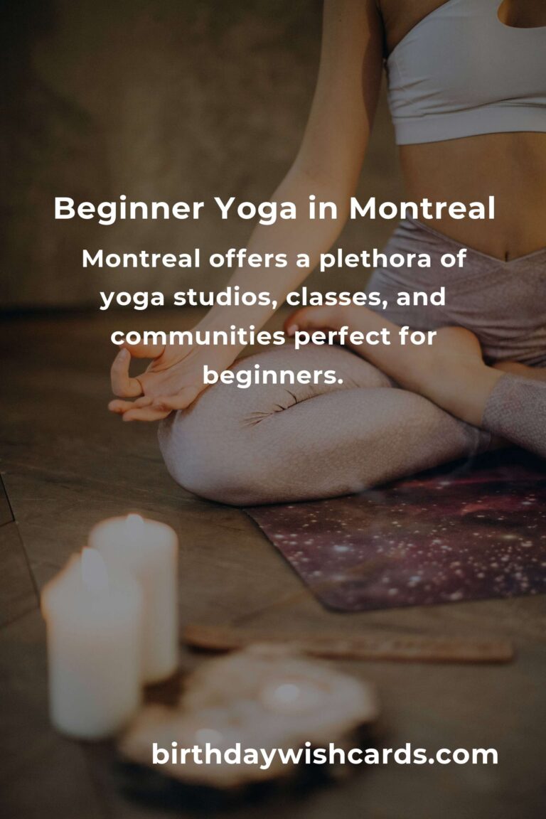 Beginner's Guide to Yoga in Montreal: Embrace Your Journey