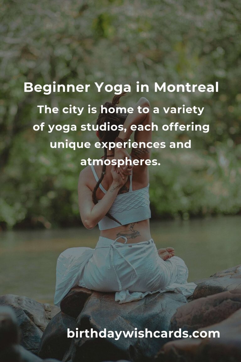Beginner's Guide to Yoga in Montreal: Embrace Your Journey