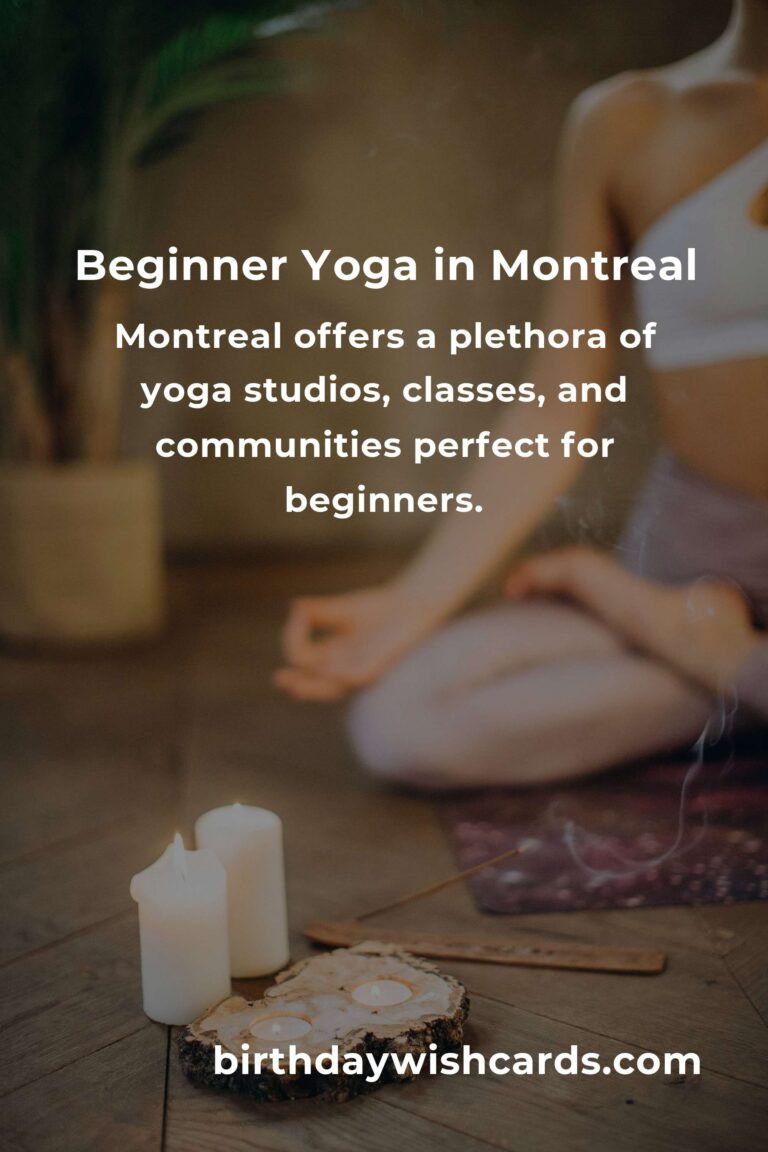 Beginner's Guide to Yoga in Montreal: Embrace Your Journey