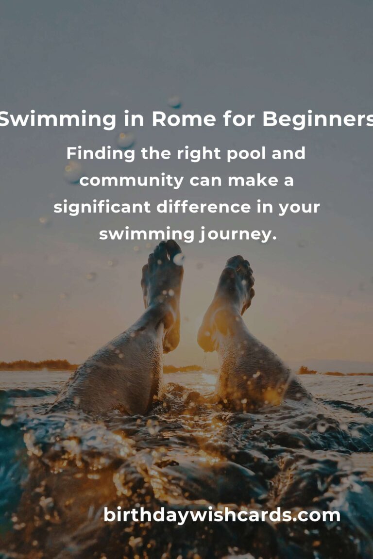 Beginner's Journey to Swimming in Rome: Dive into the Eternal City's Waters