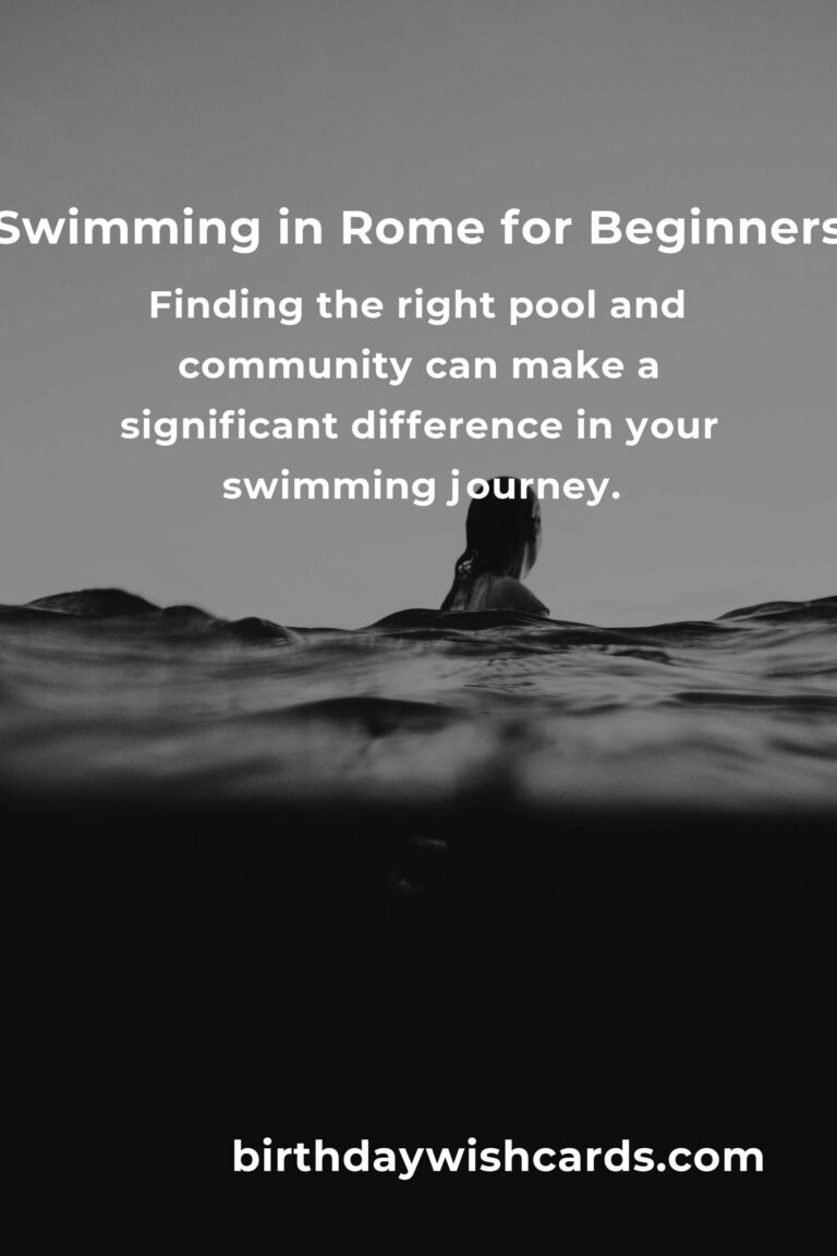 Beginner's Journey to Swimming in Rome: Dive into the Eternal City's Waters