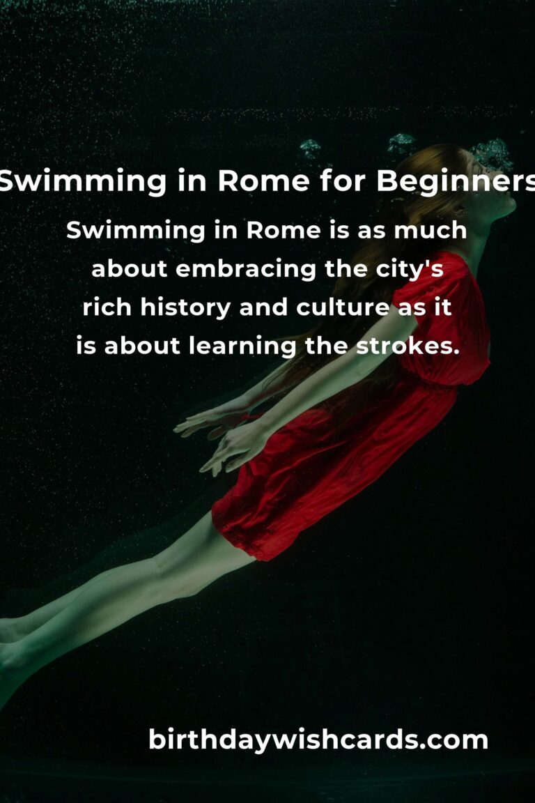 Beginner's Journey to Swimming in Rome: Dive into the Eternal City's Waters