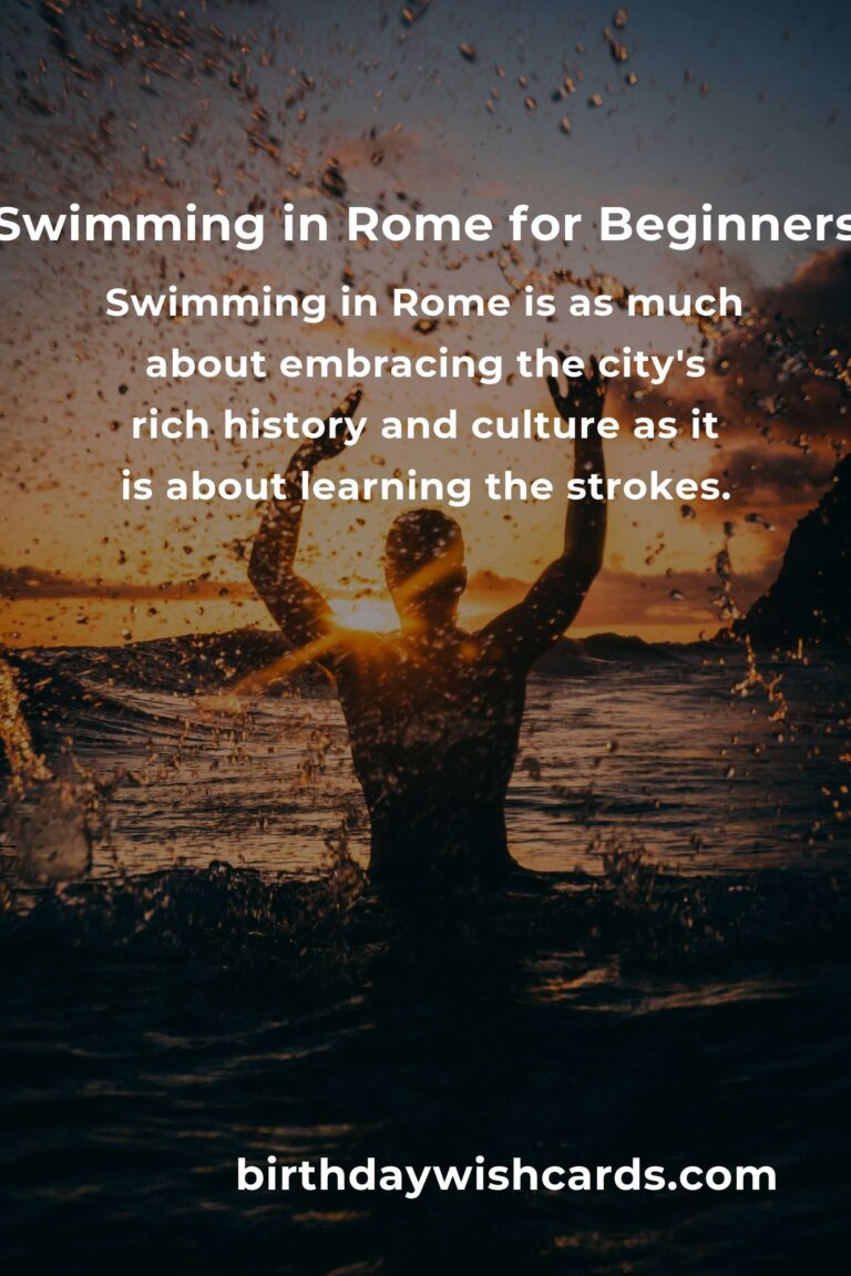 Beginner's Journey to Swimming in Rome: Dive into the Eternal City's Waters