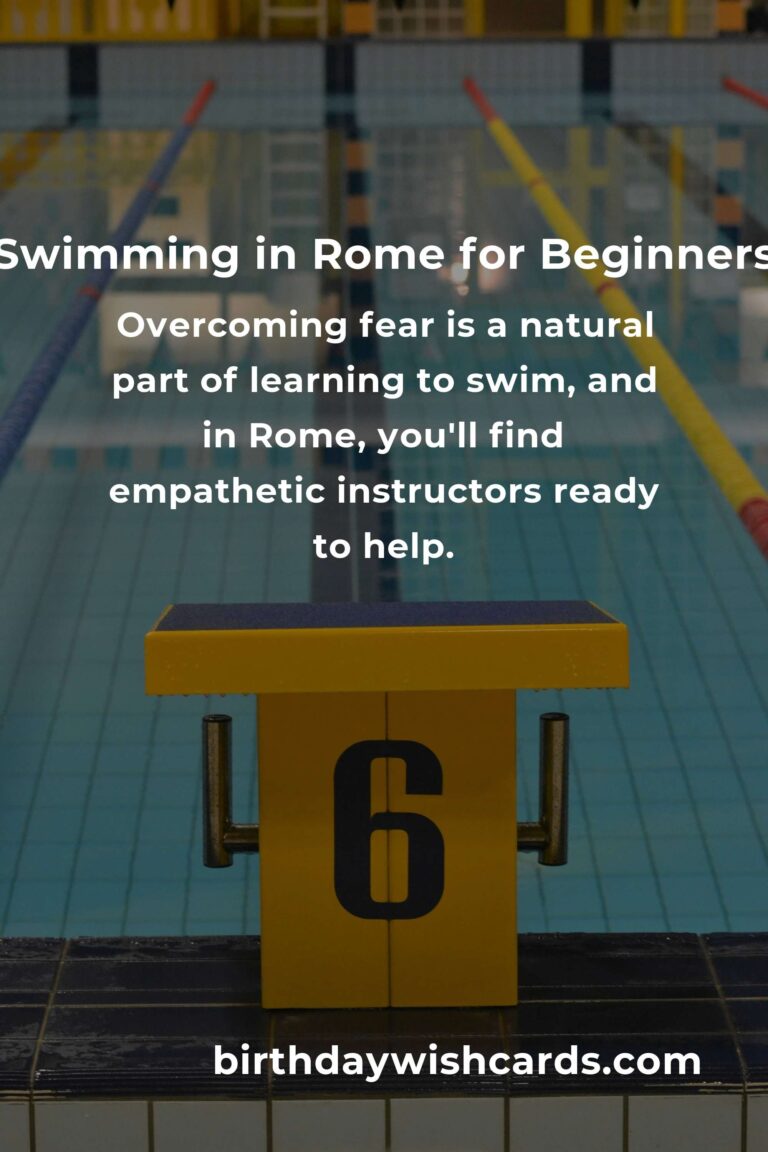 Beginner's Journey to Swimming in Rome: Dive into the Eternal City's Waters