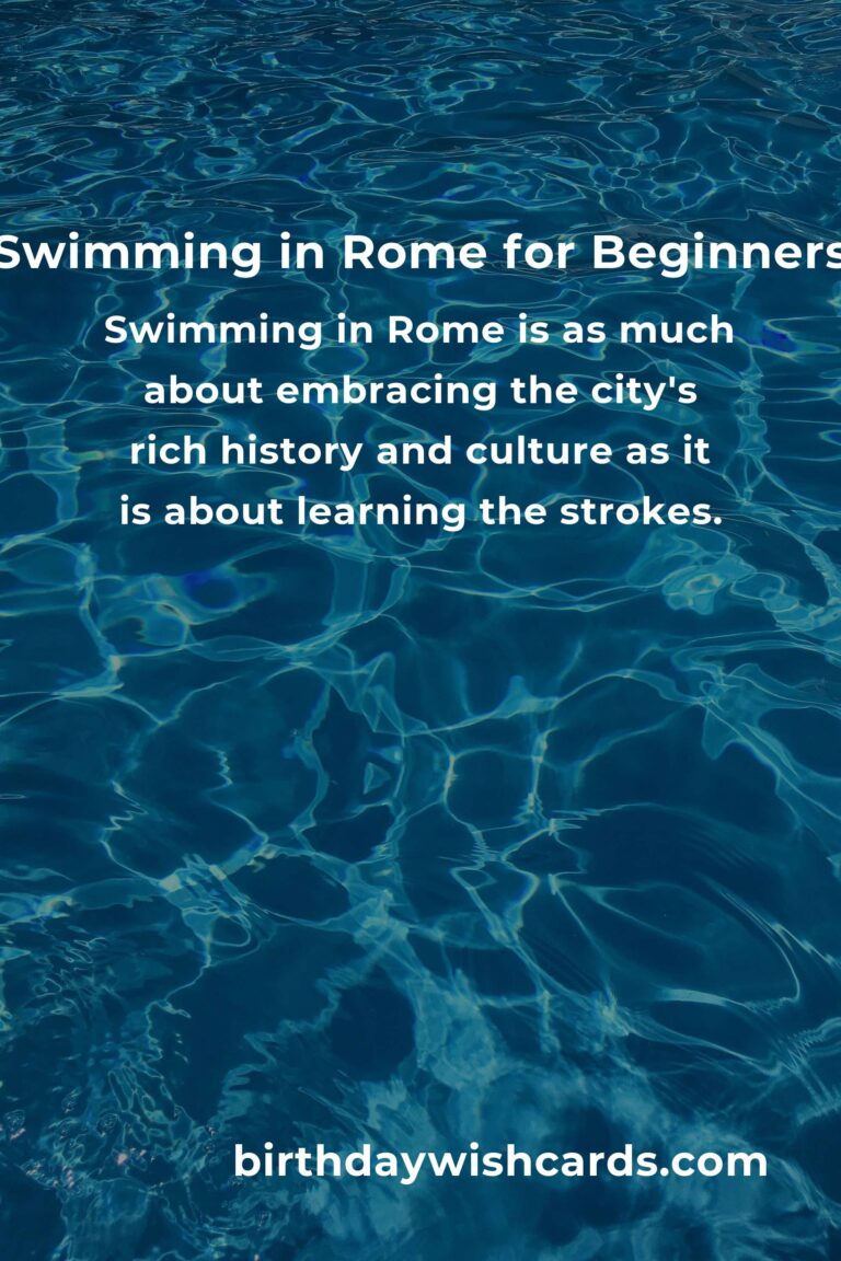 Beginner's Journey to Swimming in Rome: Dive into the Eternal City's Waters
