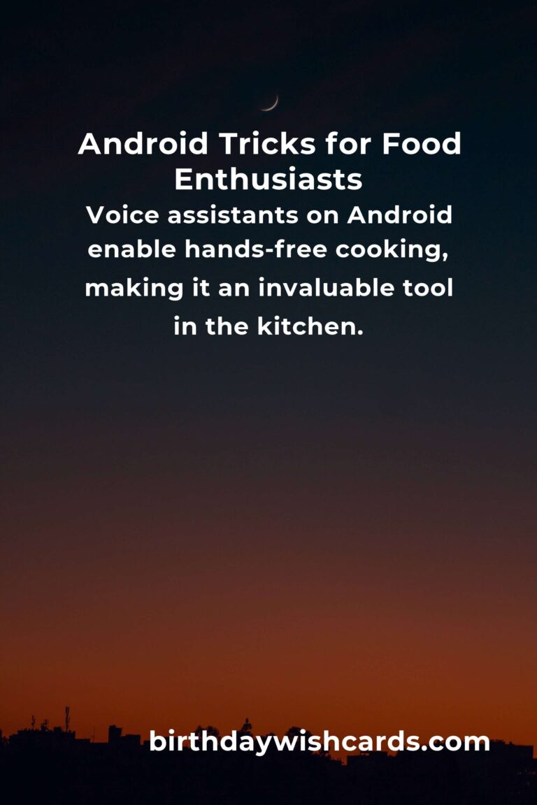 Best Android Tricks for Food Lovers in 2025