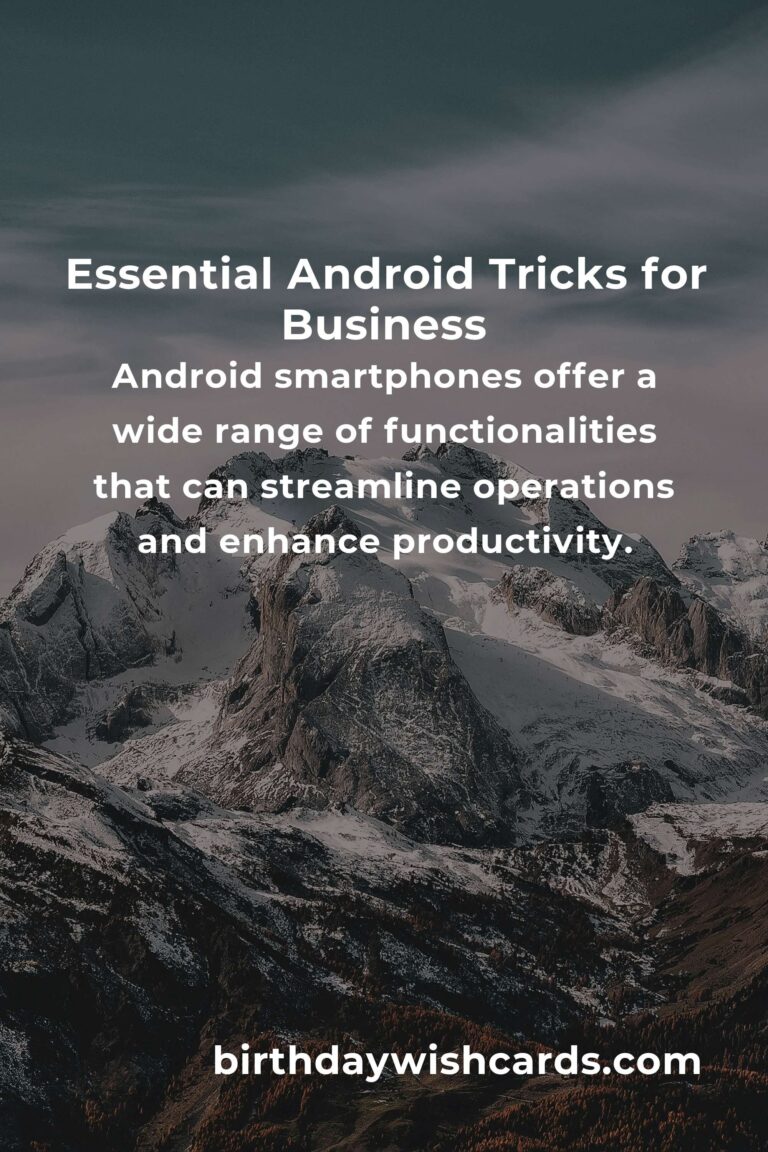 Best Android Tricks for Small Business Owners in 2025