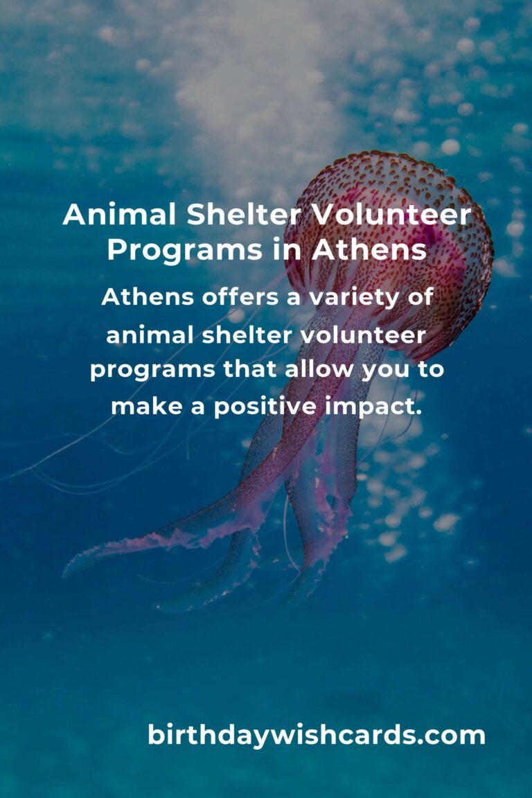 Best Animal Shelter Volunteer Programs in Athens: Make a Difference Today!