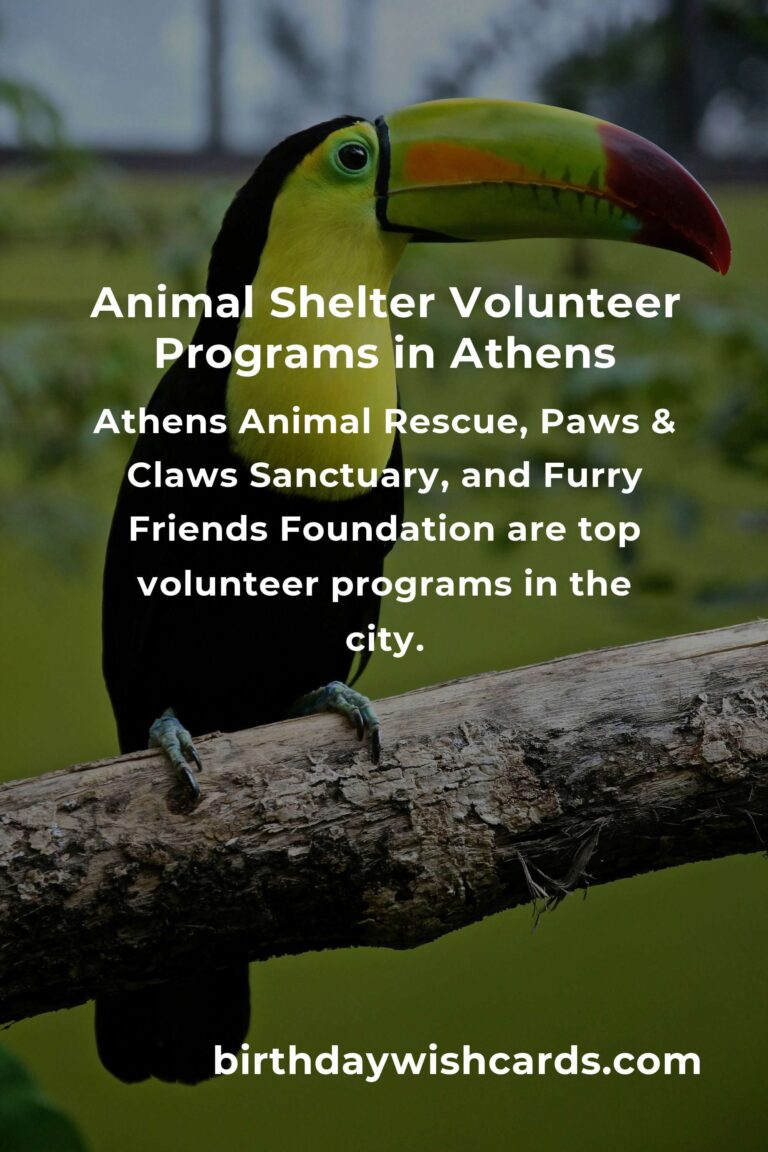 Best Animal Shelter Volunteer Programs in Athens: Make a Difference Today!