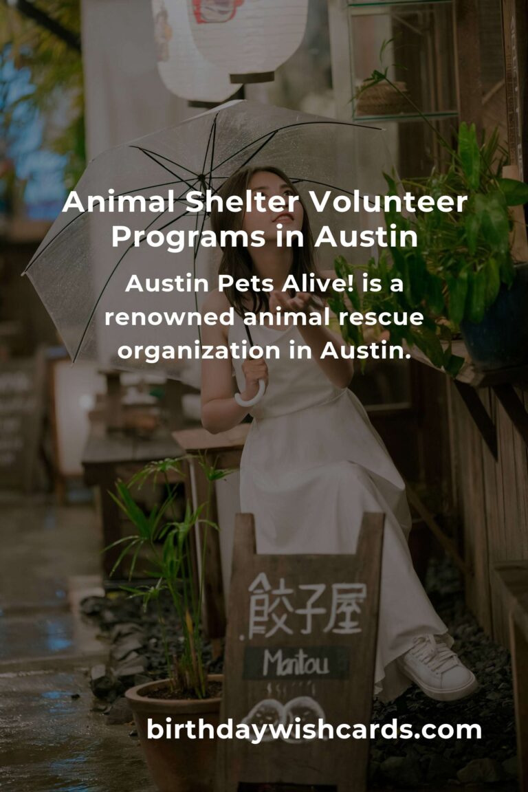 Best Animal Shelter Volunteer Programs in Austin