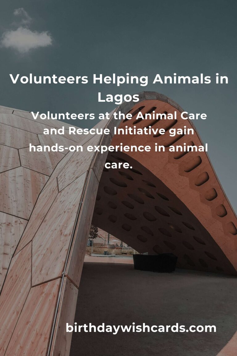 Best Animal Shelter Volunteer Programs in Lagos