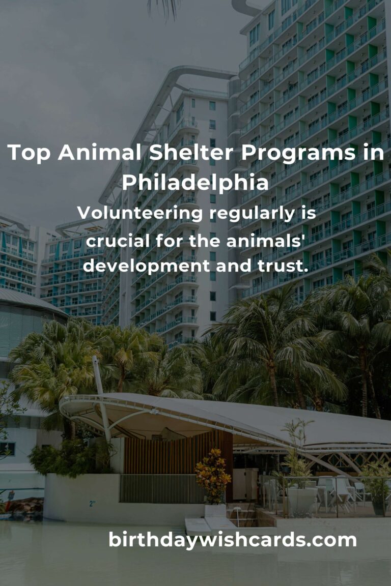 Best Animal Shelter Volunteer Programs in Philadelphia