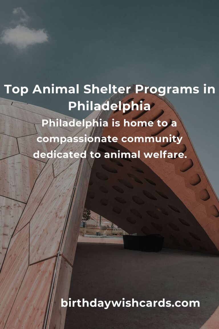 Best Animal Shelter Volunteer Programs in Philadelphia