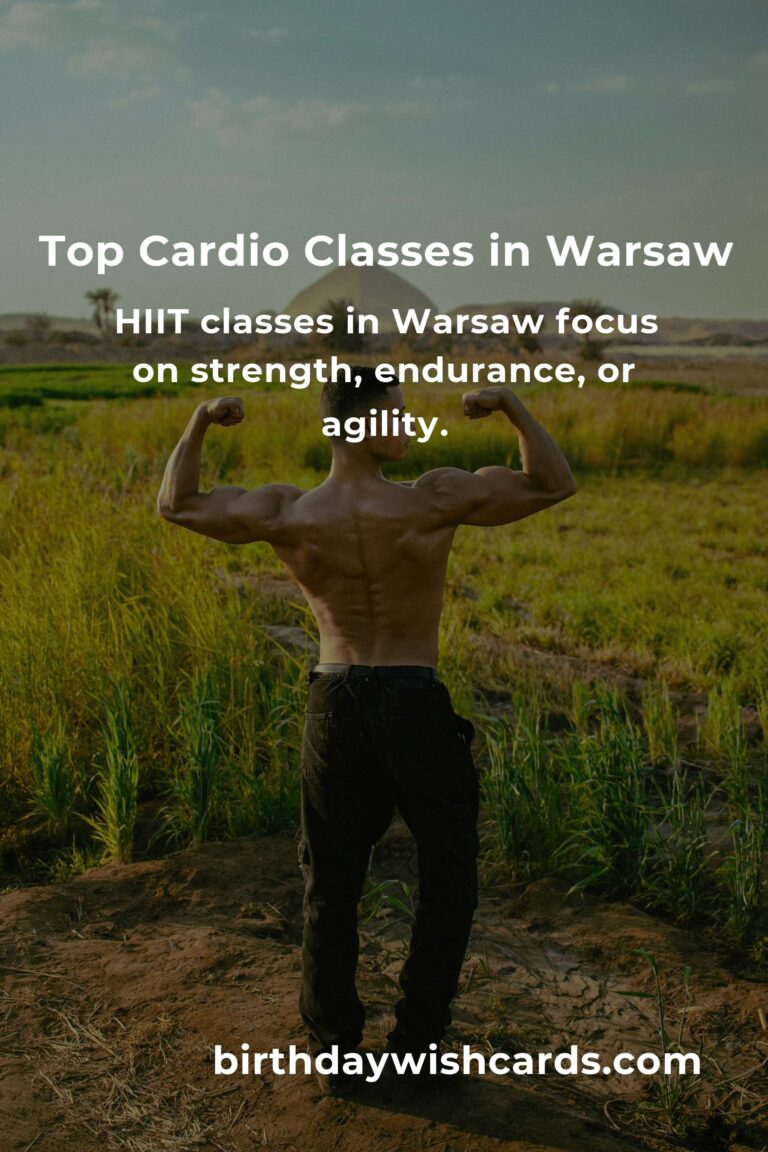 Best Cardio Workout Classes in Warsaw for 2025