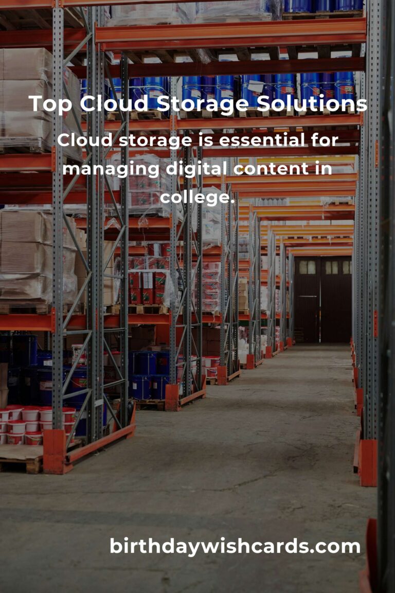 Best Cloud Storage Solutions for College Students in 2025