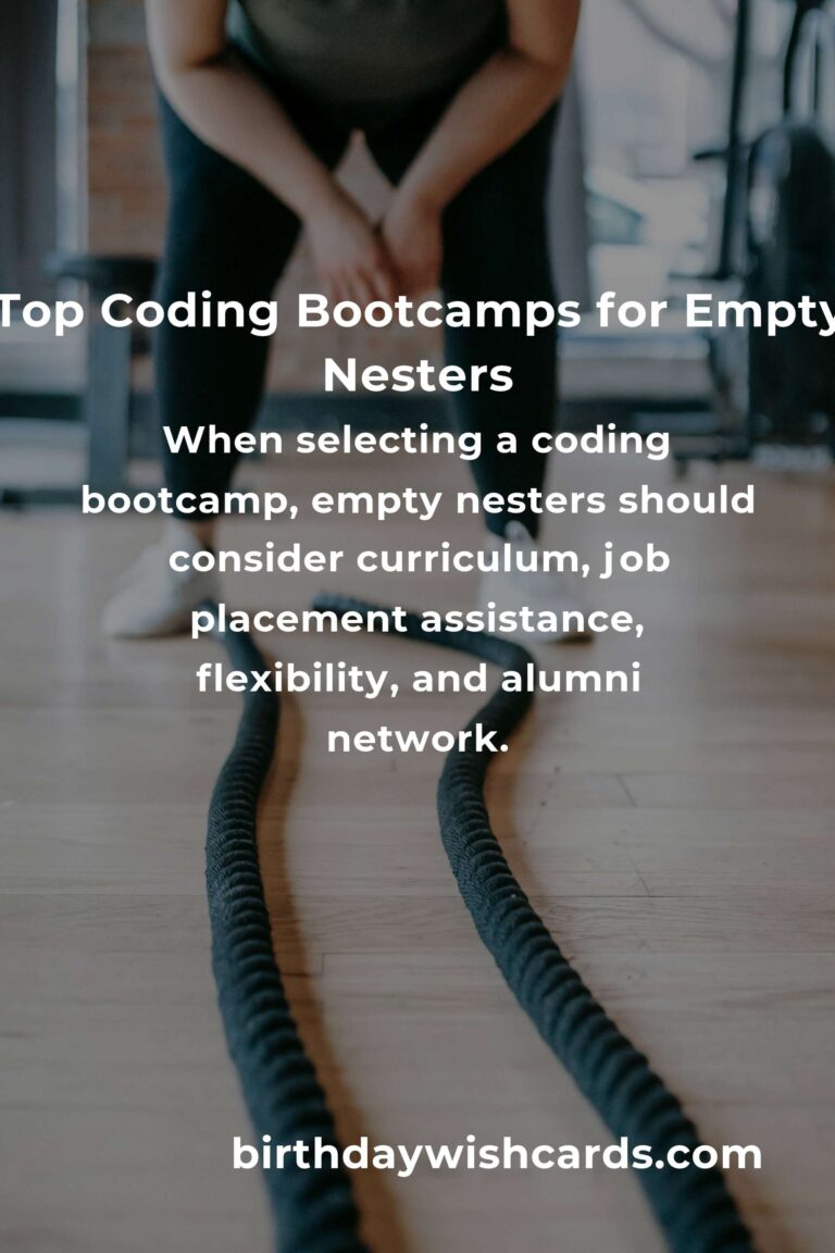 Best Coding Bootcamp for Empty Nesters in 2025