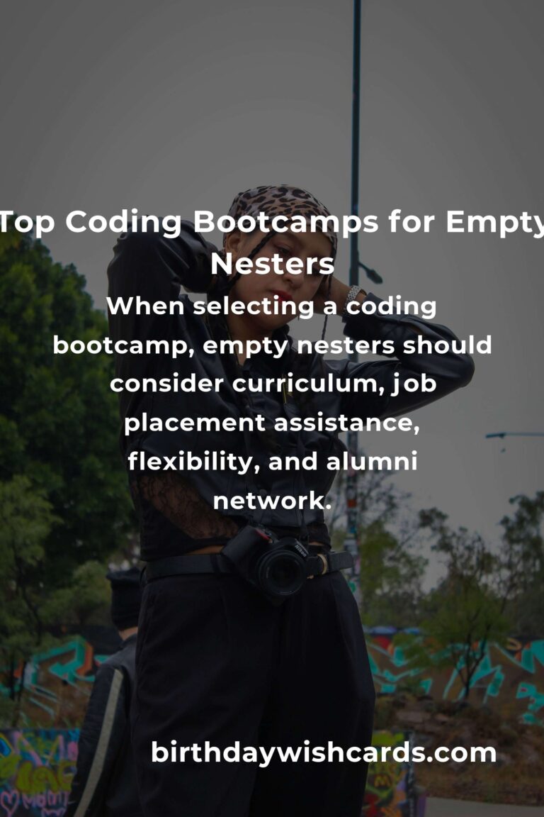 Best Coding Bootcamp for Empty Nesters in 2025