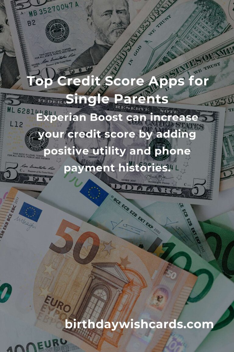 Best Credit Score Apps for Single Parents: Manage Your Finances Efficiently
