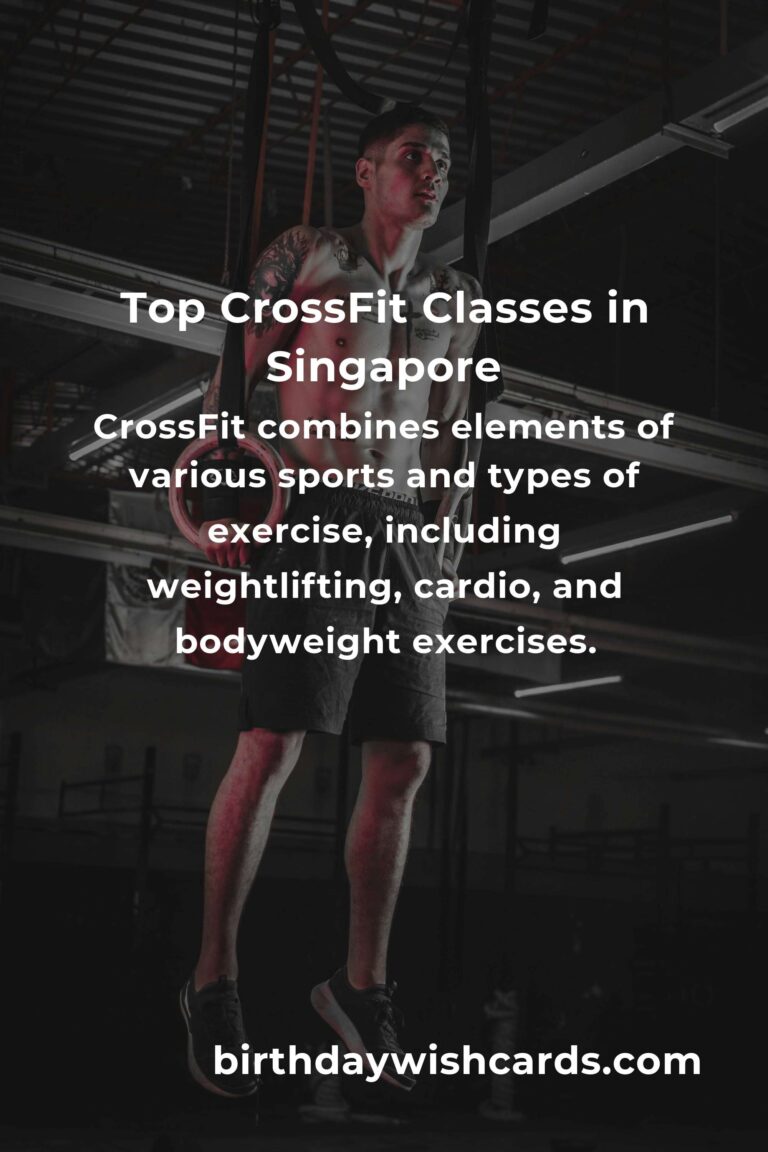 Best CrossFit Classes in Singapore for Optimal Fitness in 2025