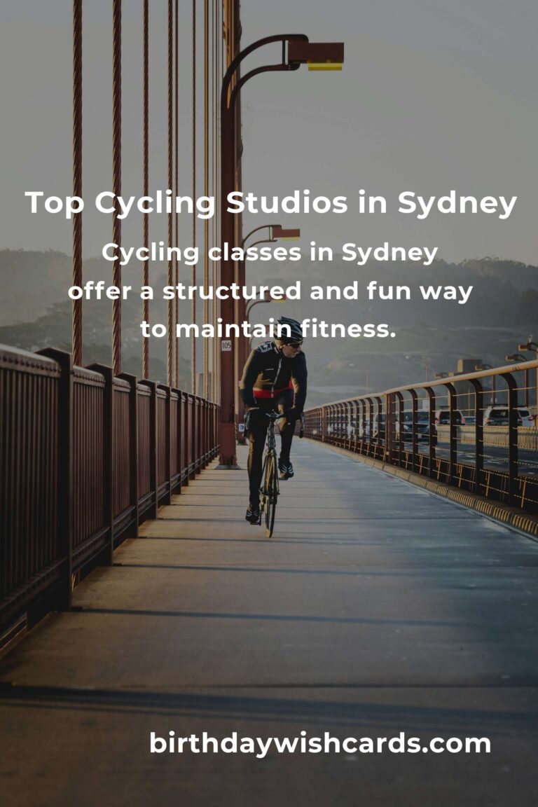 Best Cycling Classes in Sydney for 2025: Ride to Fitness