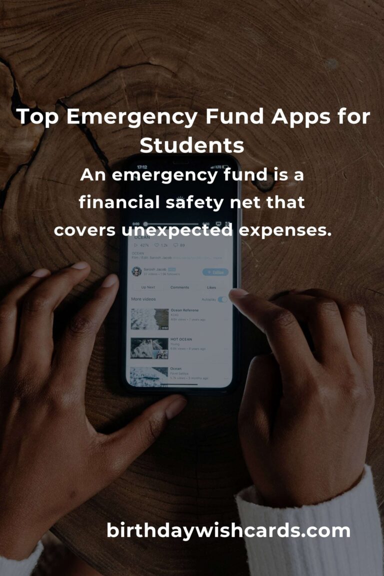 Best Emergency Fund Apps for Students: A Comprehensive Guide