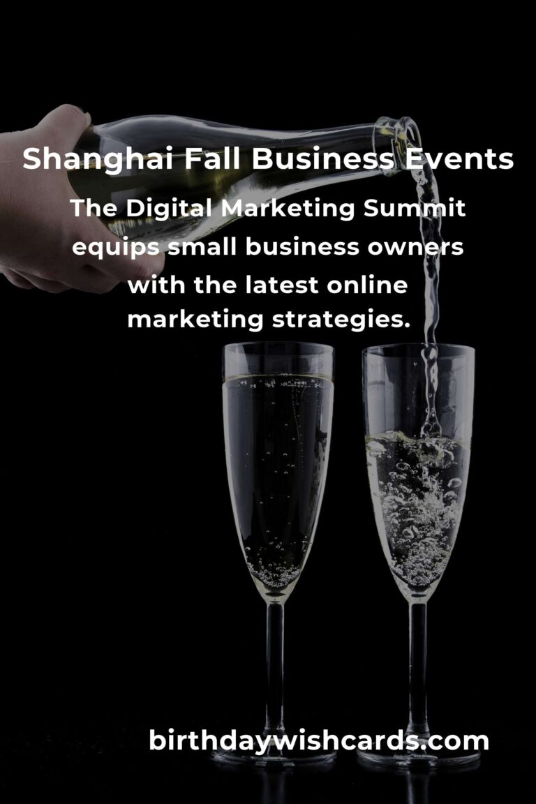 Best Fall Events in Shanghai for Small Business Owners