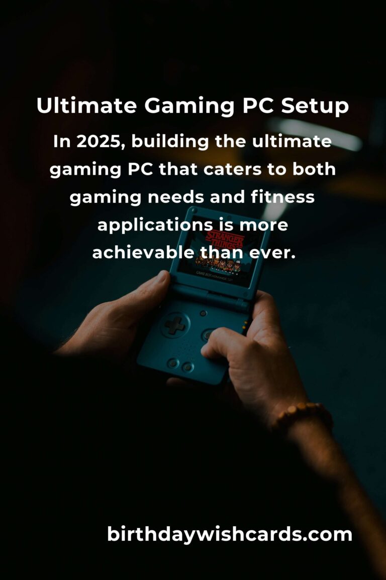 Best Gaming PC Build for Fitness Enthusiasts in 2025