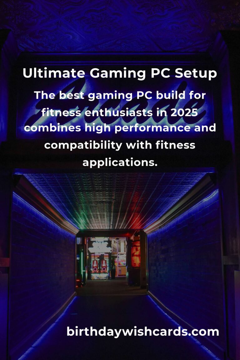 Best Gaming PC Build for Fitness Enthusiasts in 2025