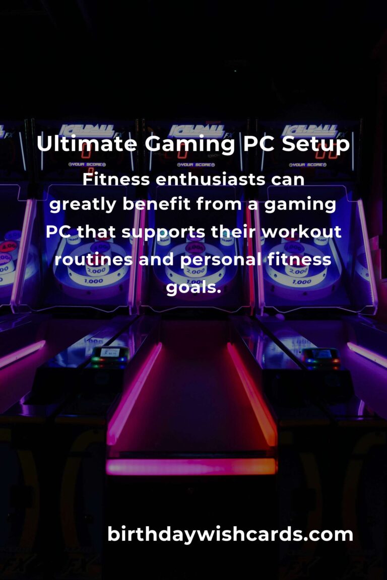 Best Gaming PC Build for Fitness Enthusiasts in 2025