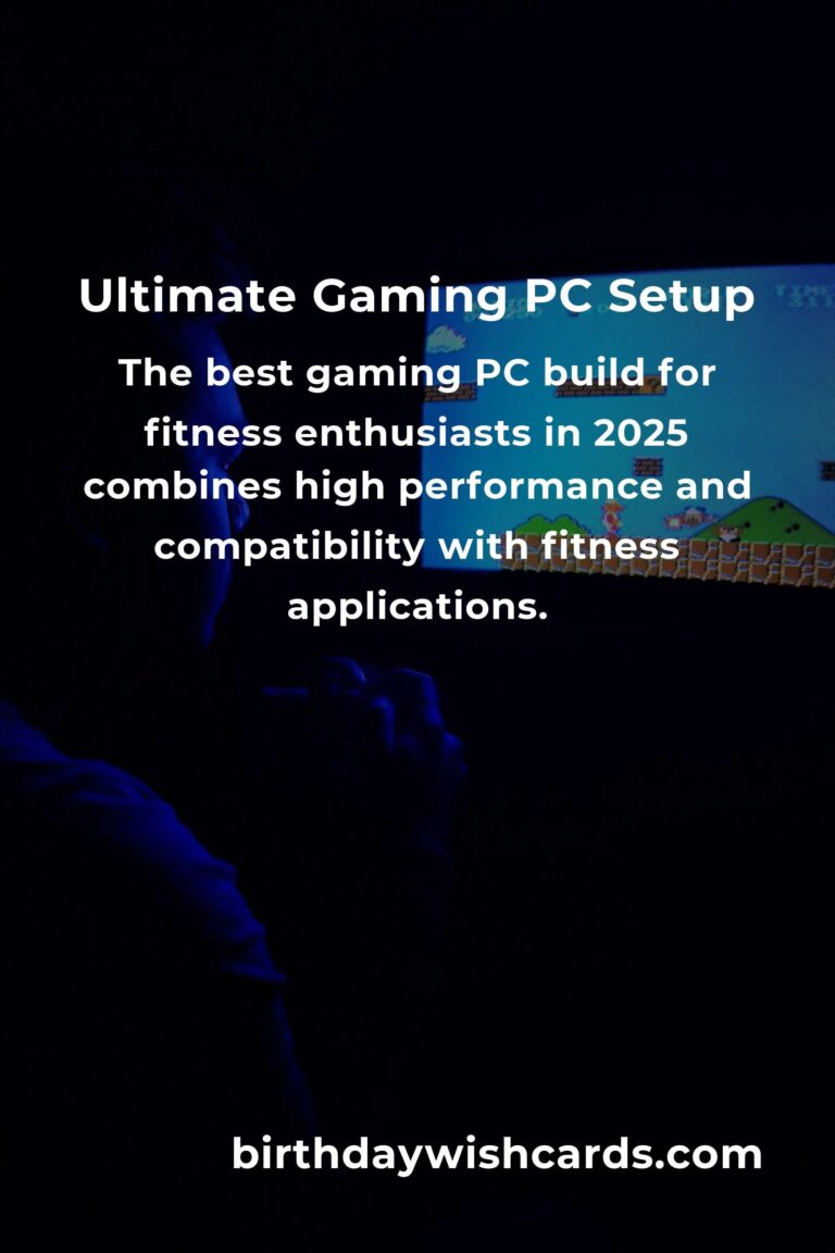 Best Gaming PC Build for Fitness Enthusiasts in 2025