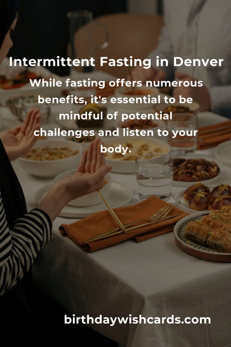 Best Intermittent Fasting Practices in Denver for 2025