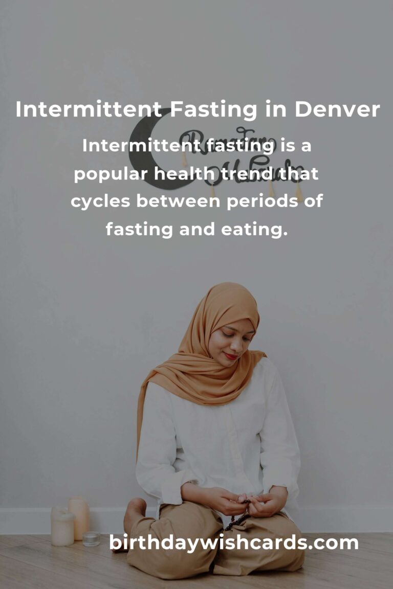 Best Intermittent Fasting Practices in Denver for 2025